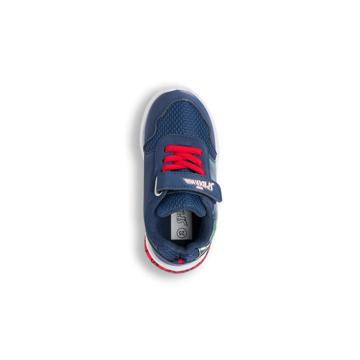 Sneakers blu e rosse bambino primi passi Spiderman con luci