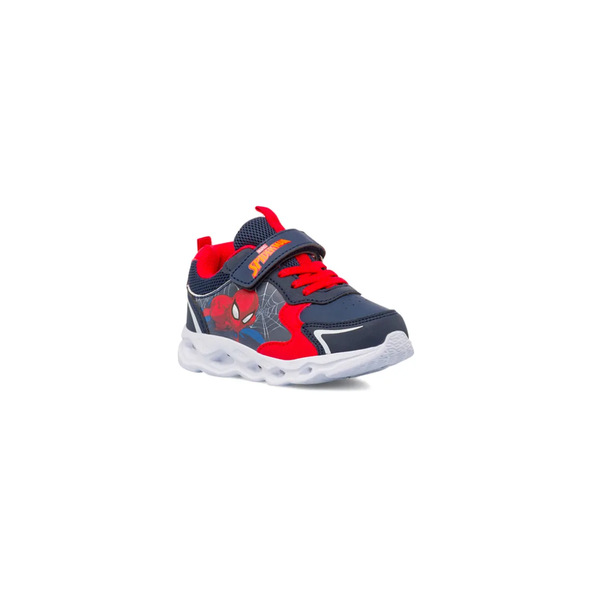 Sneakers blu e rosse da Bambino Spiderman con luci