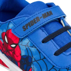Sneakers blu e rosse da ragazzo Spiderman con luci