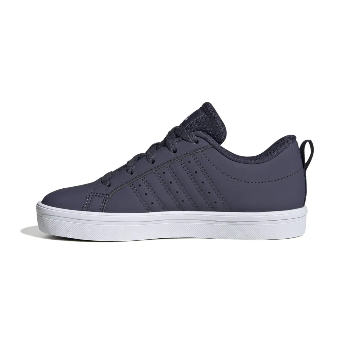 Sneakers blu navy da ragazzo con strisce bianche adidas VS Pace 2.0 K
