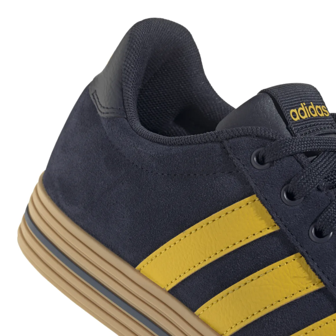 Sneakers blu navy da Uomo con strisce gialle DAILY 4.0 adidas