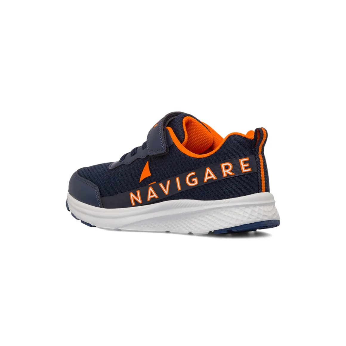 Sneakers blu navy e arancioni da Ragazzo Navigare