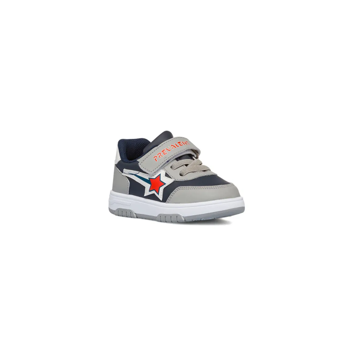 Sneakers blu primi passi con dettagli grigi Birilli&Monelli