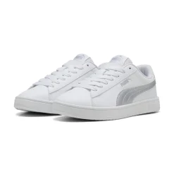Sneakers casual bianche con dettaglio argento da ragazza Puma Rickie Classic