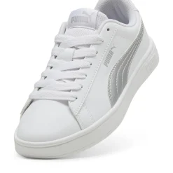 Sneakers casual bianche con dettaglio argento da ragazza Puma Rickie Classic