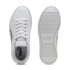 Sneakers casual bianche con dettaglio argento da ragazza Puma Rickie Classic