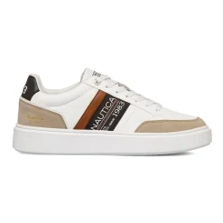 Sneakers casual bianche da uomo Nautica Jeans
