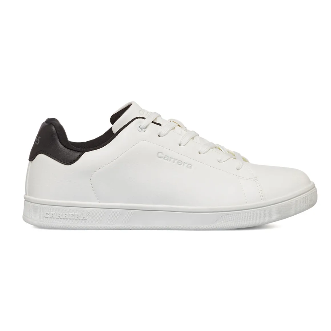 Sneakers casual bianche da uomo con logo Carrera Jeans