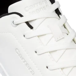 Sneakers casual bianche da uomo con logo Carrera Jeans