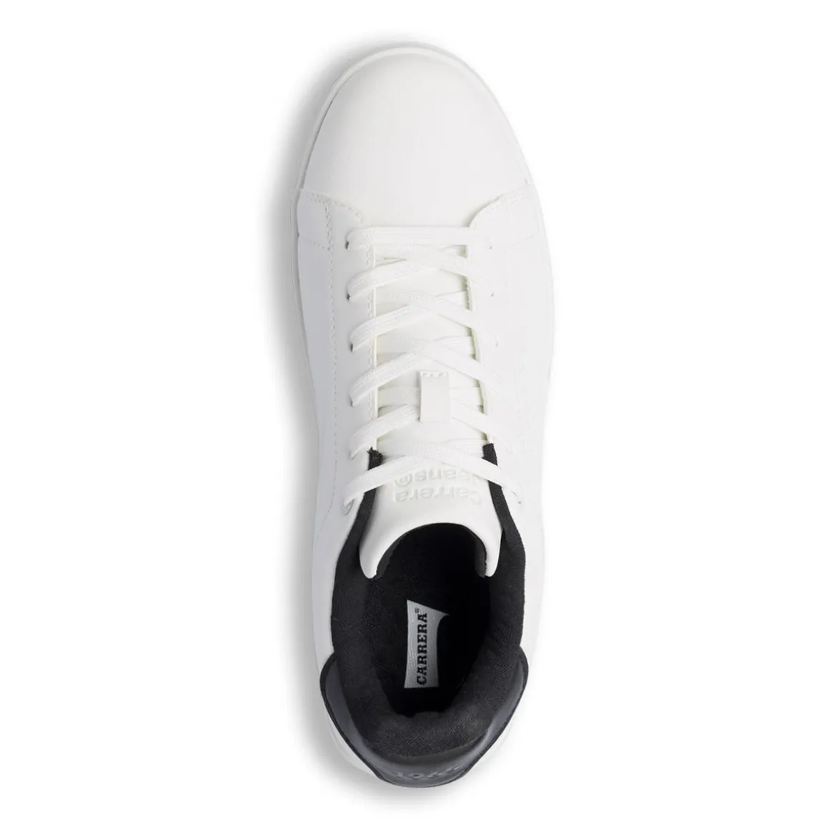Sneakers casual bianche da uomo con logo Carrera Jeans