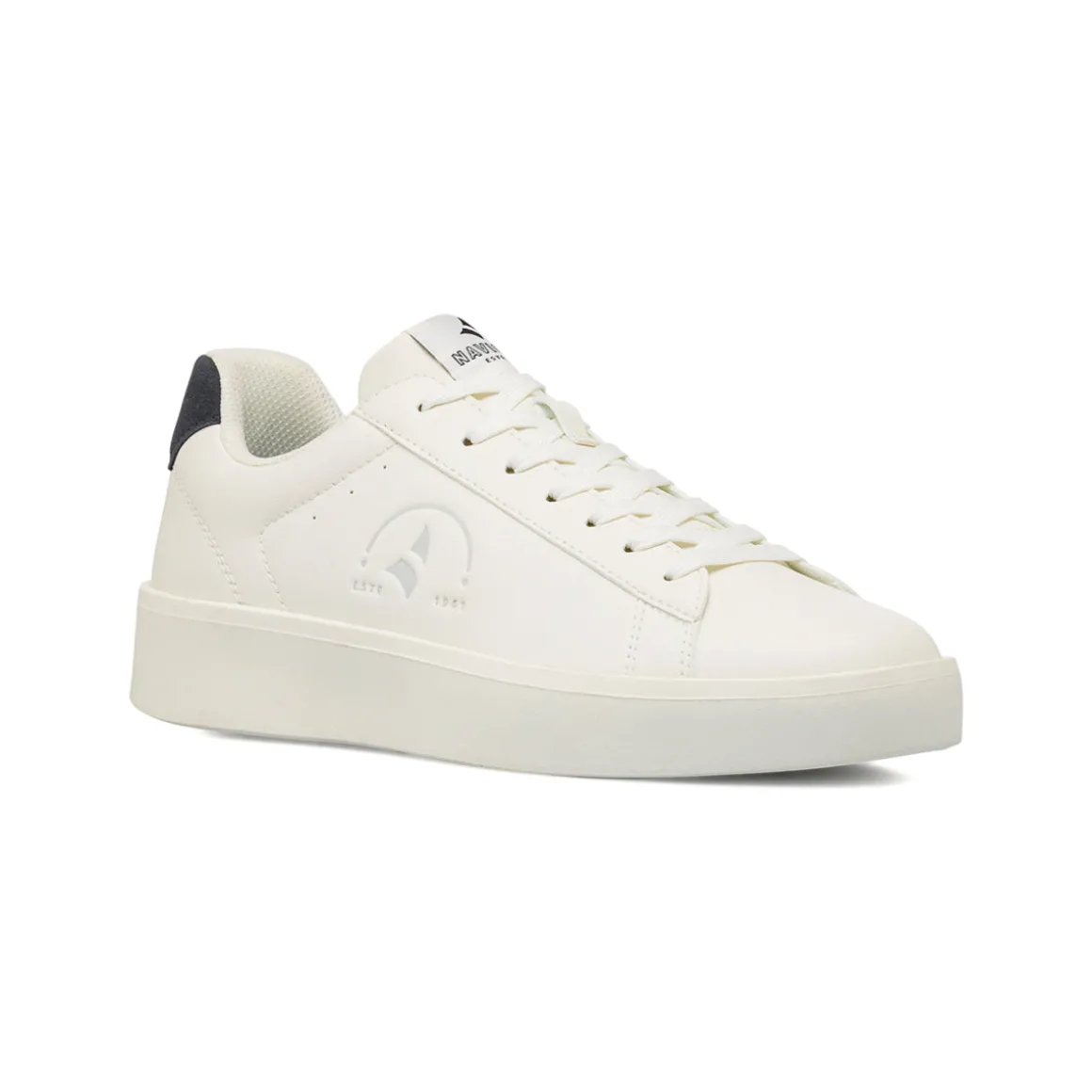 Sneakers casual bianche da Uomo con logo Navigare