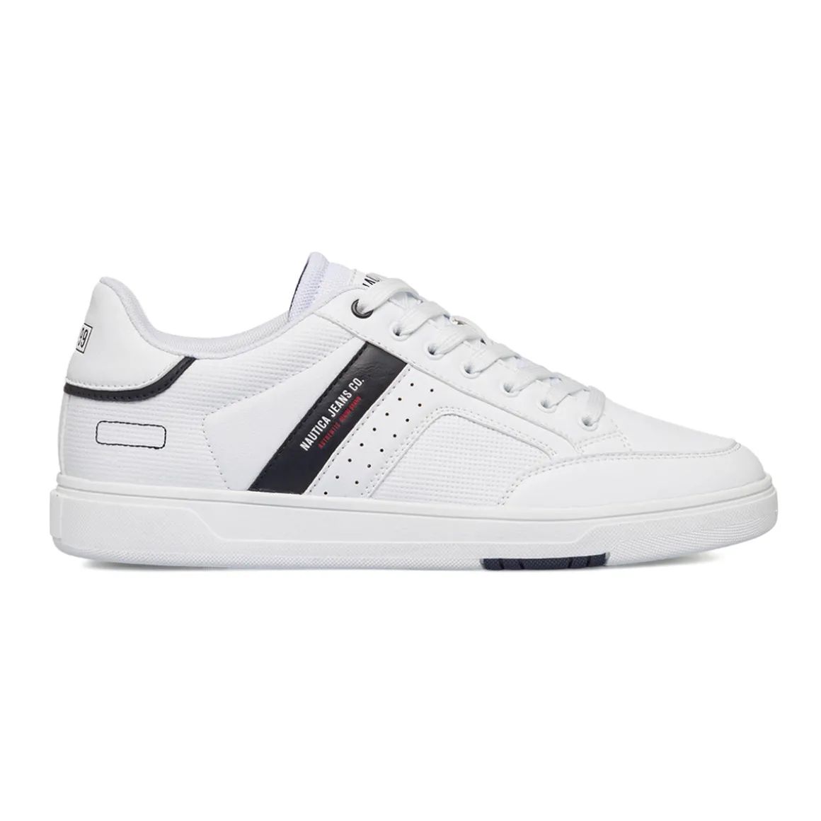 Sneakers casual bianche da uomo Nautica Jeans