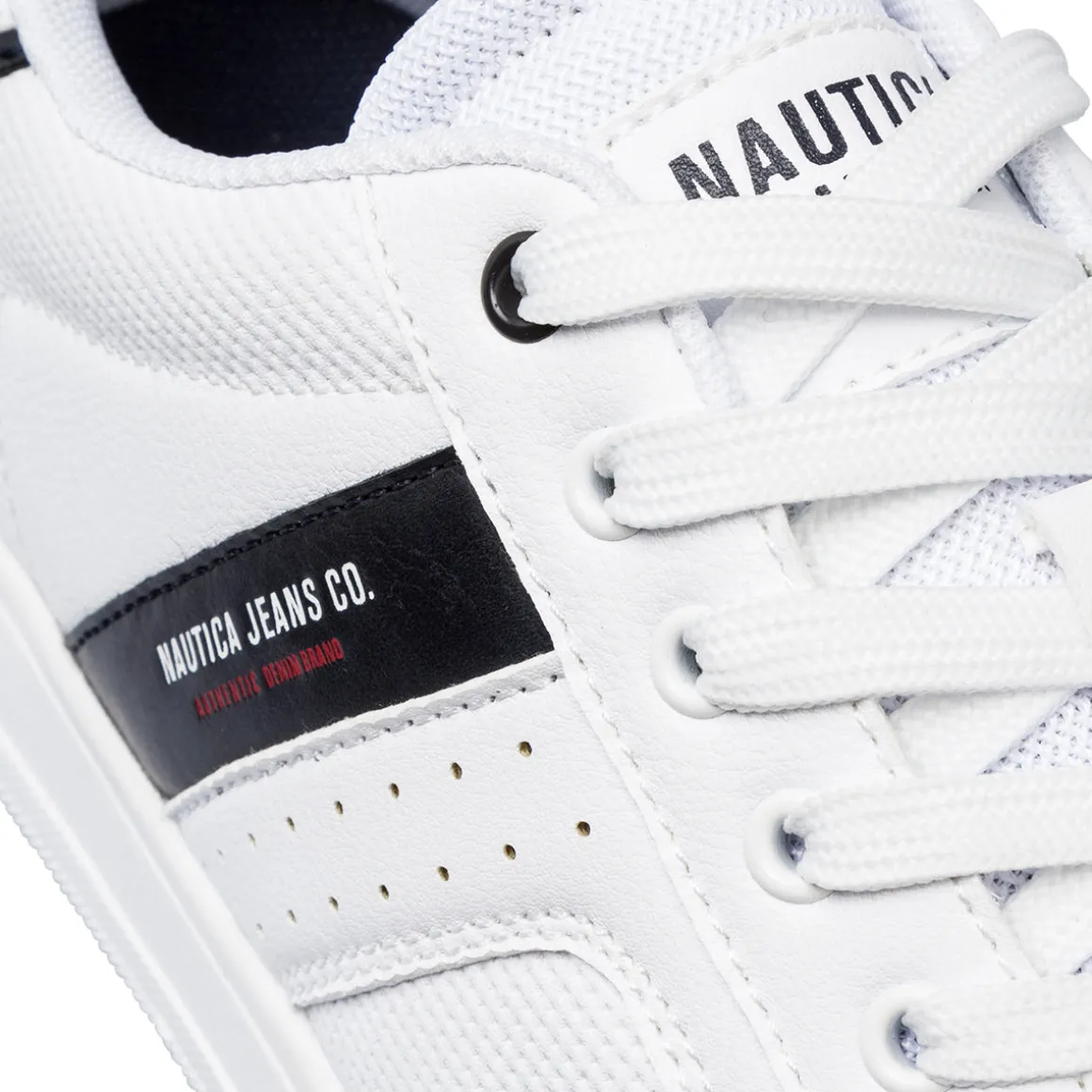 Sneakers casual bianche da uomo Nautica Jeans