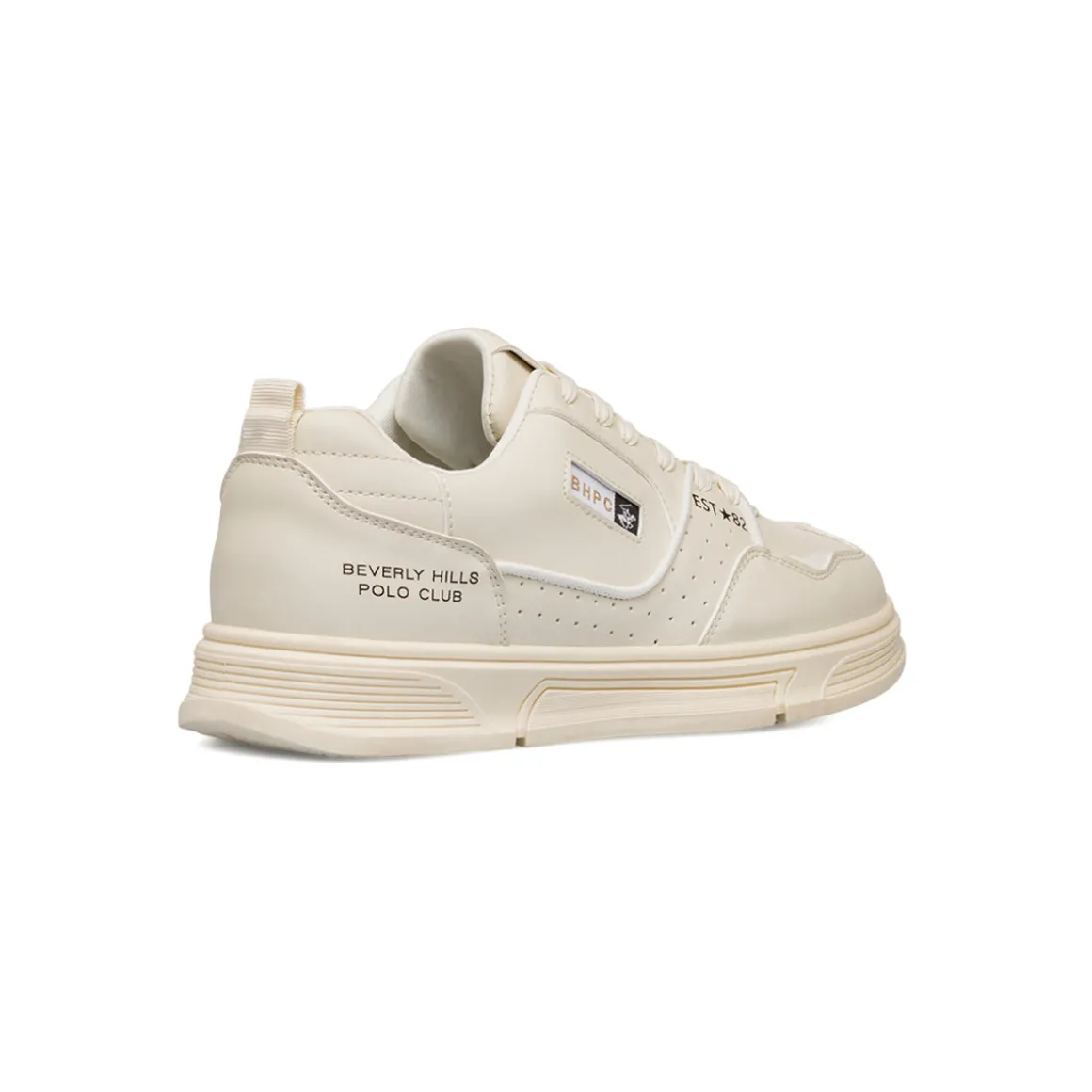 Sneakers casual bianco off-white da uomo Beverly Hills Polo Club