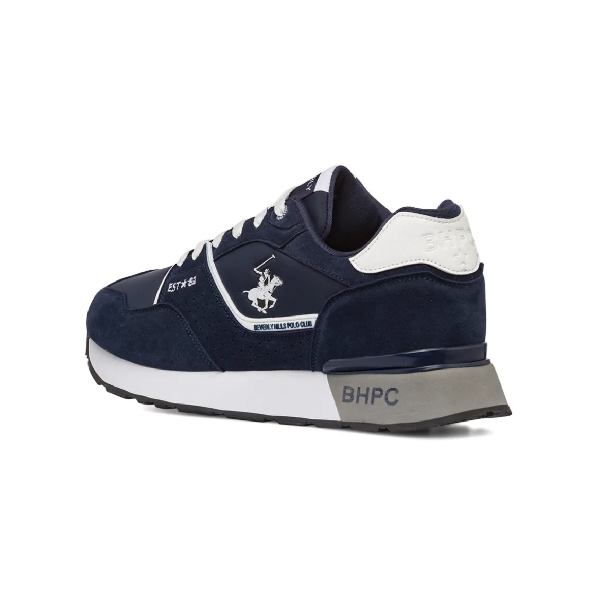 Sneakers casual blu da uomo Beverly Hills Polo Club