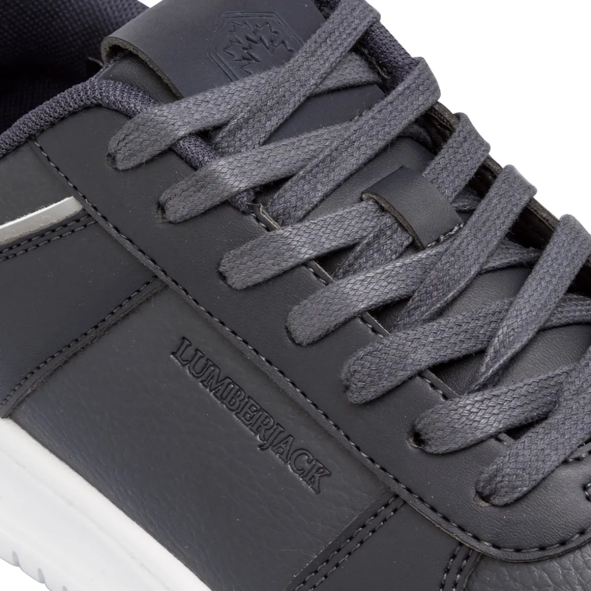 Sneakers casual blu navy da Uomo con dettaglio grigio Lumberjack