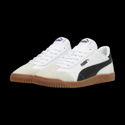 Sneakers casual da donna bianche e nere Puma Club 5v5