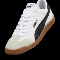 Sneakers casual da donna bianche e nere Puma Club 5v5