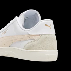 Sneakers casual da donna bianche e rosa Puma Club 5v5