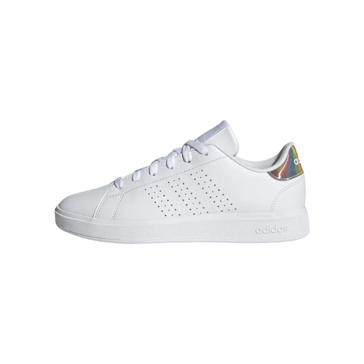 Sneakers casual da donna bianche con logo adidas Advantage base 2.0