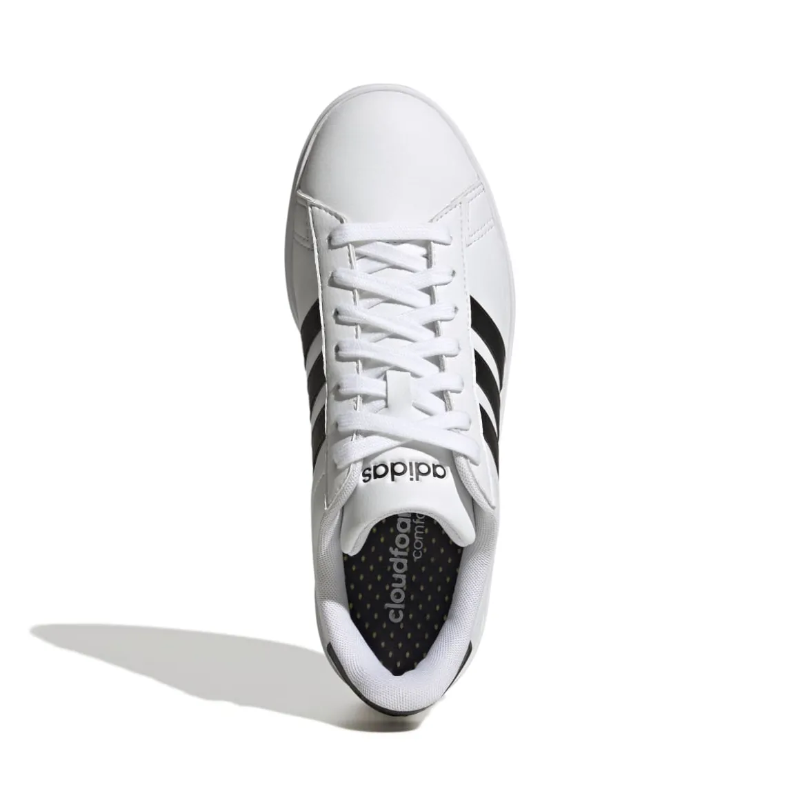 Sneakers casual da donna bianche con logo adidas Grand Court