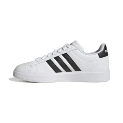 Sneakers casual da donna bianche con logo adidas Grand Court