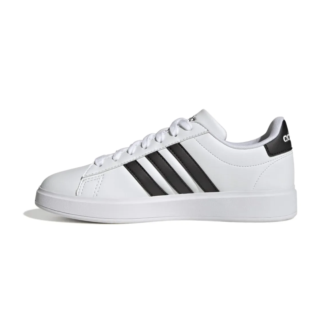 Sneakers casual da donna bianche con logo adidas Grand Court