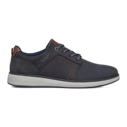 Sneakers casual da uomo blu con logo Glams