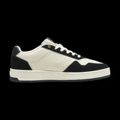 Sneakers casual da uomo bianche e nere con logo Puma Court Classic