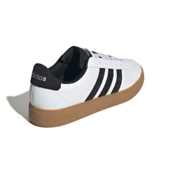Sneakers casual da uomo bianche e nere con logo adidas Grand Court 2.0