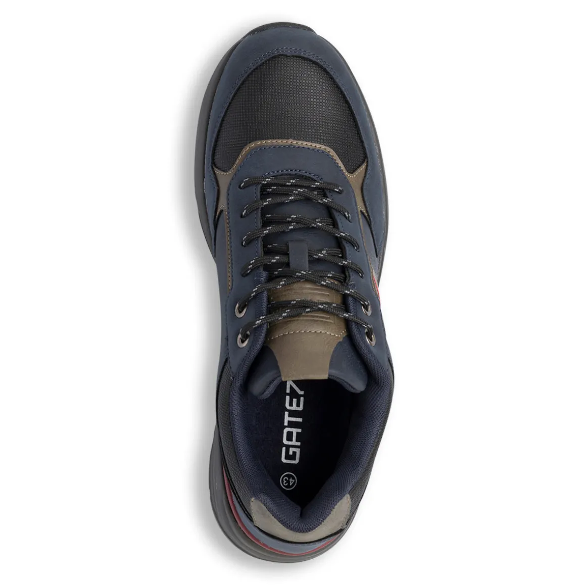 Sneakers casual da uomo blu Gate 76