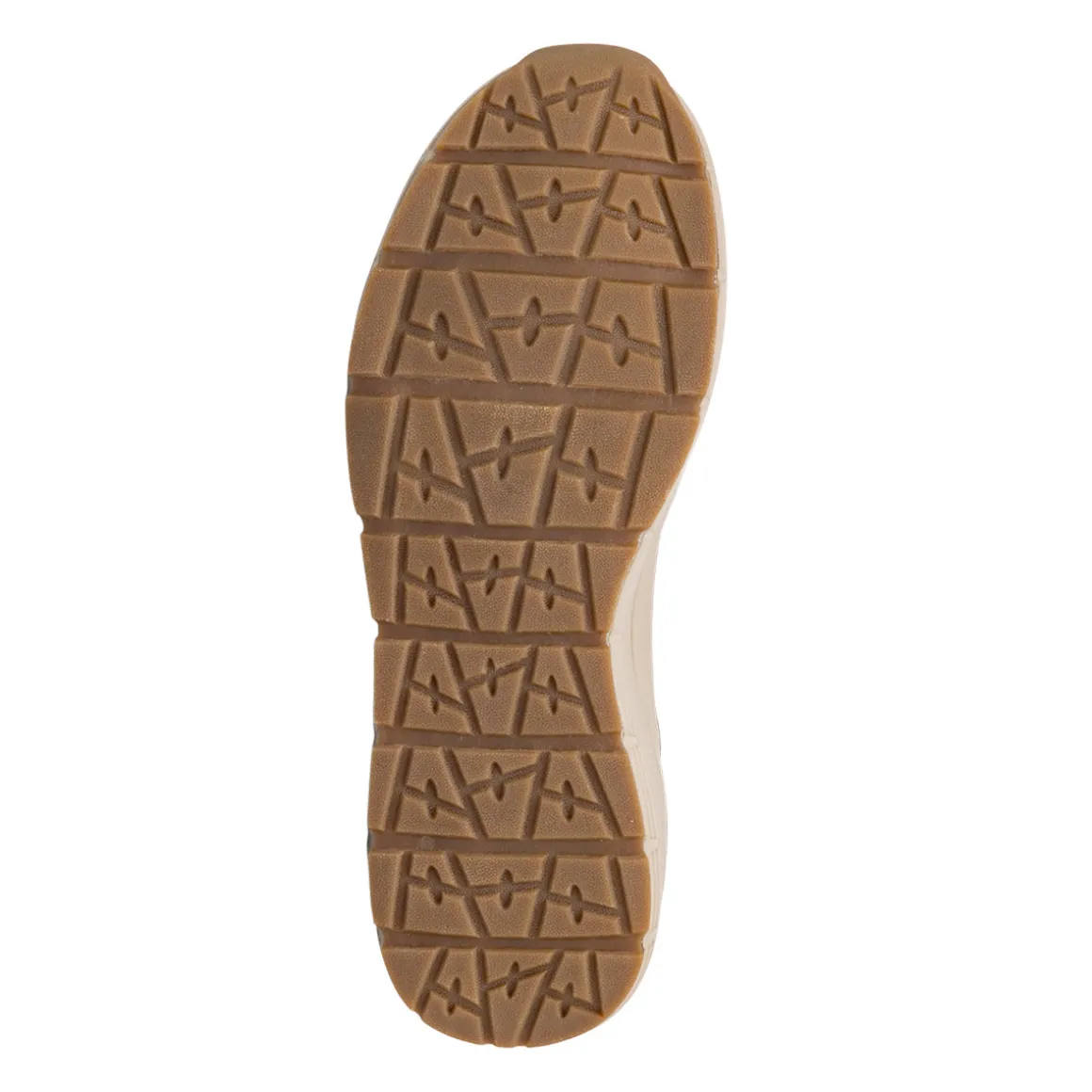 Sneakers casual da uomo marroni con zip Gate 76