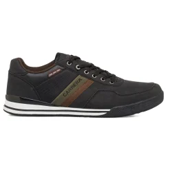 Sneakers casual da uomo nere con logo Carrera Jeans