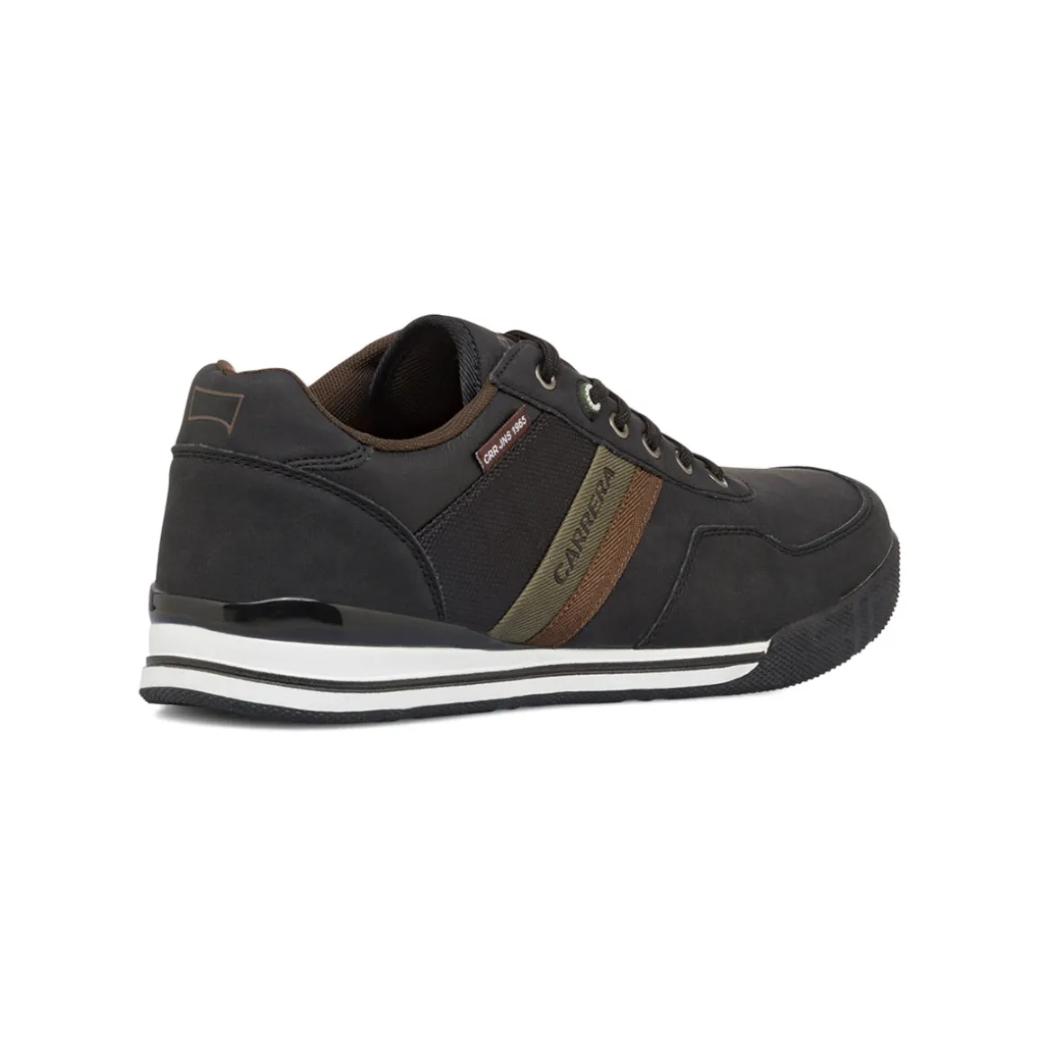 Sneakers casual da uomo nere con logo Carrera Jeans