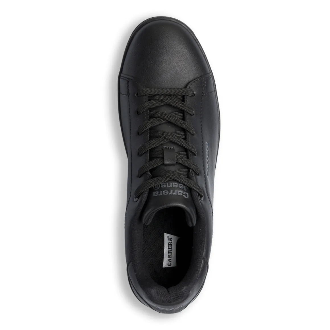Sneakers casual da uomo nere con logo Carrera Jeans