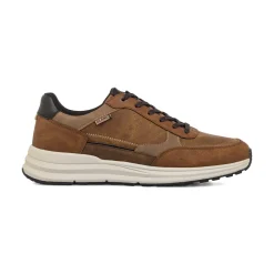 Sneakers casual marroni da Uomo con logo Glams