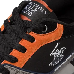 Sneakers casual nere e grige da uomo Beverly Hills Polo Club