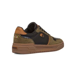 Sneakers casual nere e verde militare da uomo Americanino