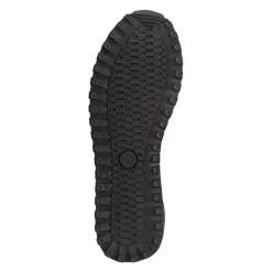 Sneakers casual verde militare da uomo con logo laterale Gas