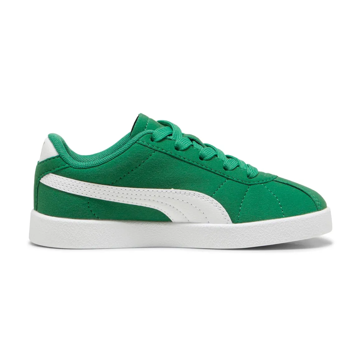 Sneakers casual verdi da bambino effetto scamosciato Puma Club II