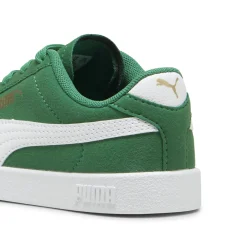 Sneakers casual verdi da bambino effetto scamosciato Puma Club II
