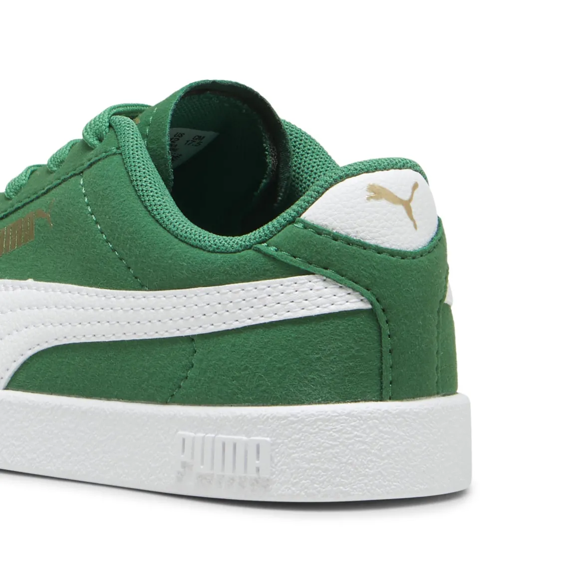 Sneakers casual verdi da bambino effetto scamosciato Puma Club II