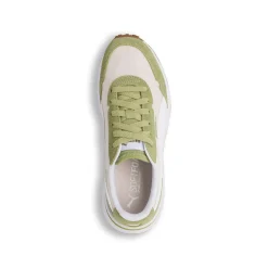 Sneakers casula da Donna verdi e bianche con logo Puma