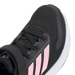 Sneakers da bambina nere con strappo in velcro adidas Runfalcon 5