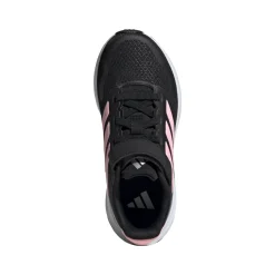 Sneakers da bambina nere con strappo in velcro adidas Runfalcon 5