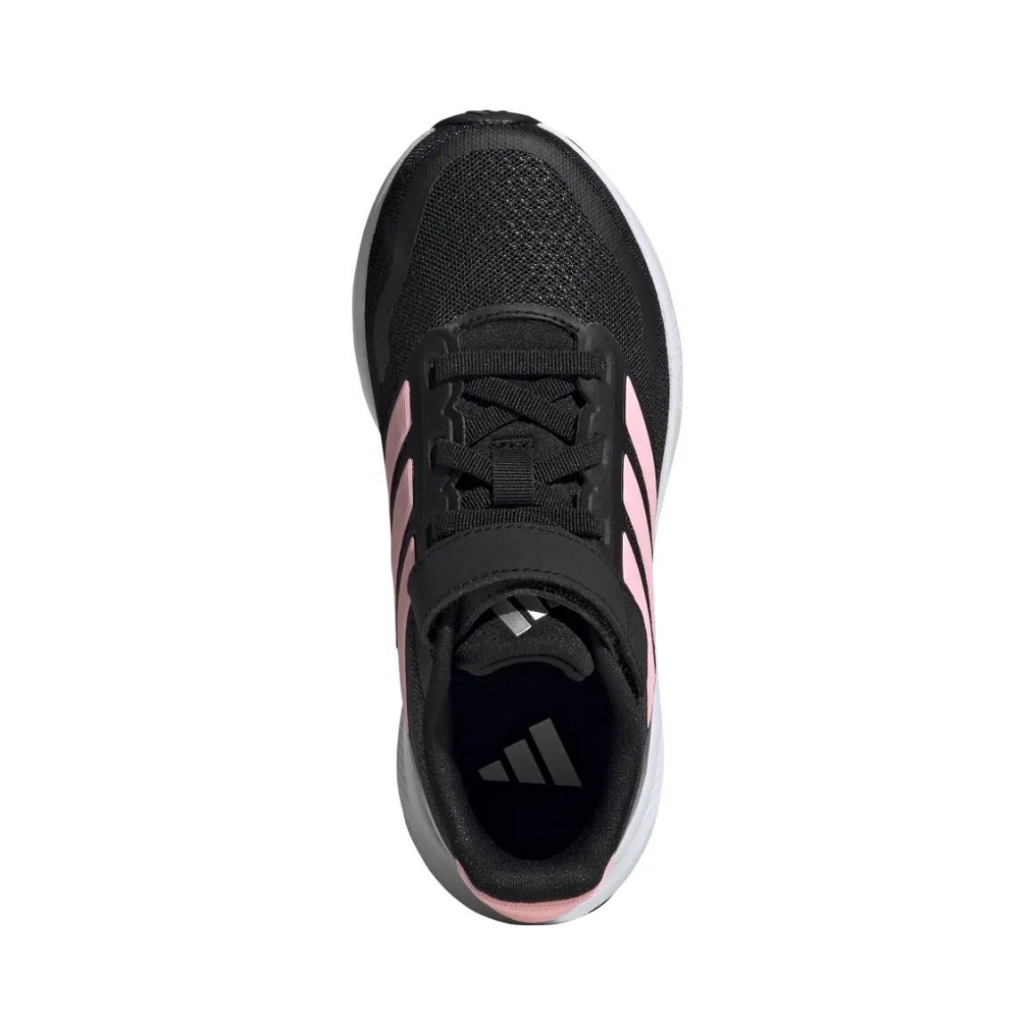 Sneakers da bambina nere con strappo in velcro adidas Runfalcon 5