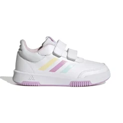 Sneakers da bambina primi passi bianche con dettagli multicolore adidas Tensaur Sport 2.0 CF K
