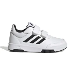 Sneakers da bambina primi passi bianche con dettagli neri adidas Tensaur Sport 2.0 CF K