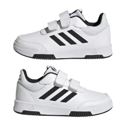 Sneakers da bambina primi passi bianche con dettagli neri adidas Tensaur Sport 2.0 CF K