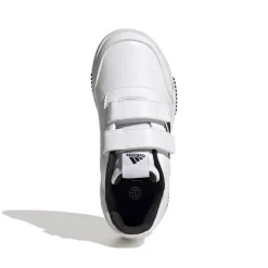 Sneakers da bambina primi passi bianche con dettagli neri adidas Tensaur Sport 2.0 CF K